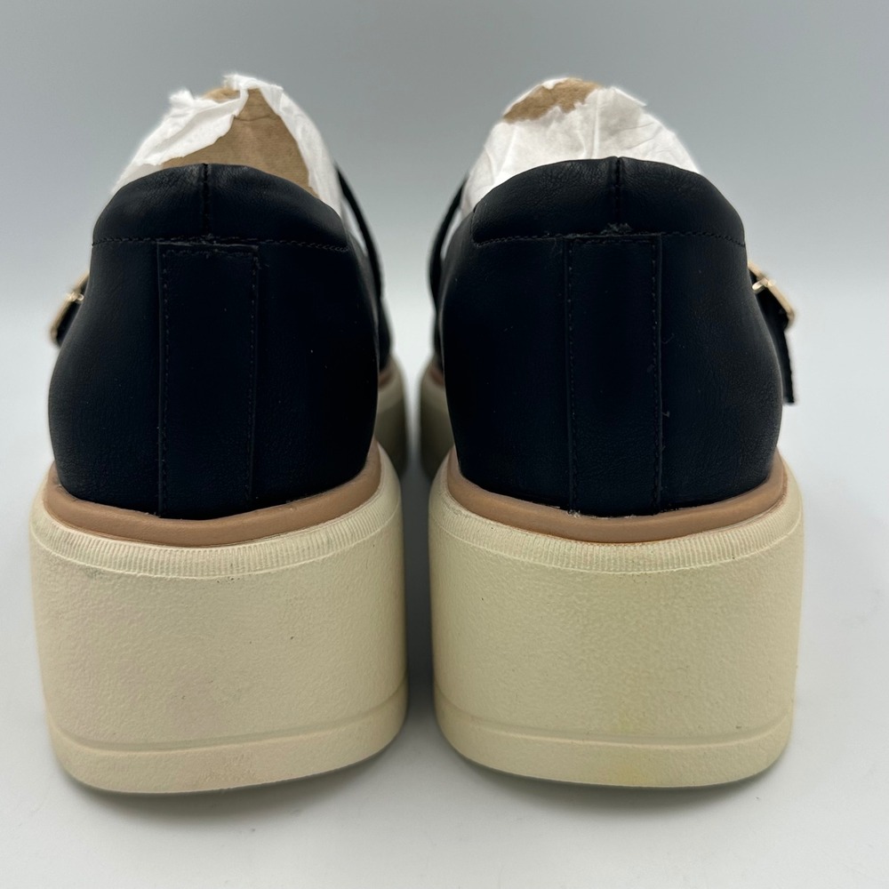 Dr. Scholl's Nice Max MJ Mary Jane Black Platform Buckle Loafers Chunky Goth 8.5 - Picture 7 of 17